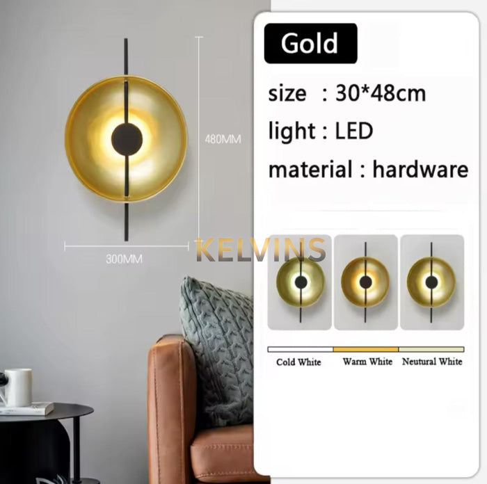 Applique murale AURA GOLD