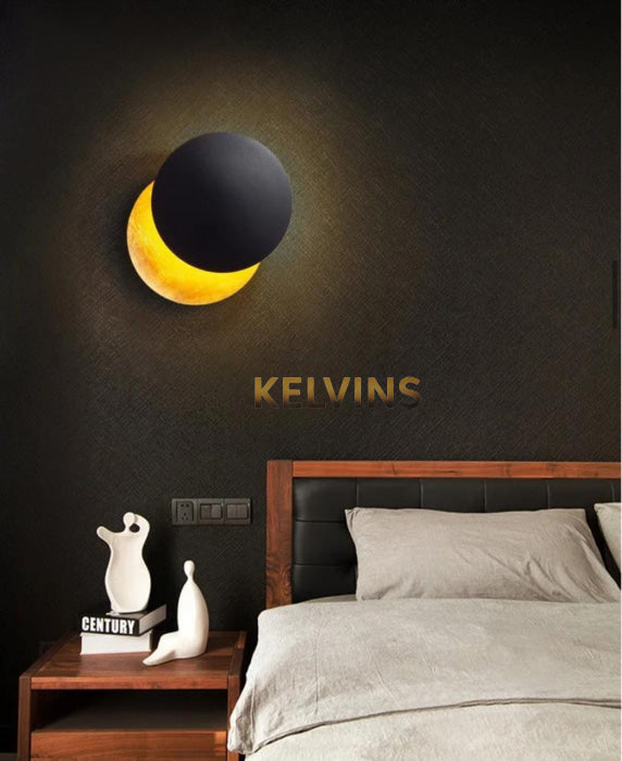 Applique murale MOON BLACK