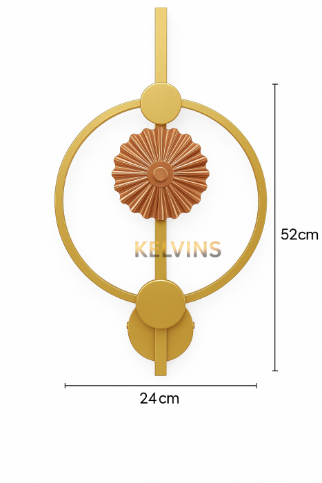 Applique murale SANTY GOLD