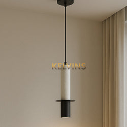 Suspension ECLIPSE MARBRE WH + BK