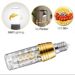 Ampoule E14 cristal effect