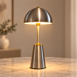 Lampe de table PALMA SILVER