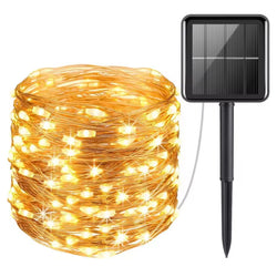 GUIRLANDE SOLAIRE Extérieure – 20m JAUNE