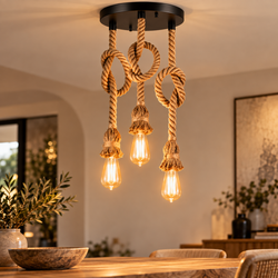 Suspension CORDE VINTAGE TRIPLE