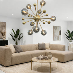 Suspension BERLIN  boules Silver