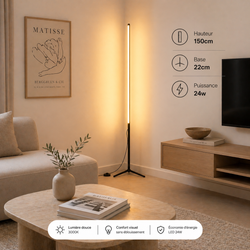Lampadaire minimaliste 150cm