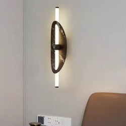 Applique murale JAKSON effet marbre GRIS