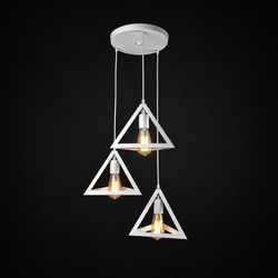 Suspension ALEXIA TRIPLE WHITE