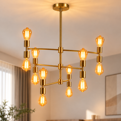 Suspension MAXIMA + ampoules rustiques