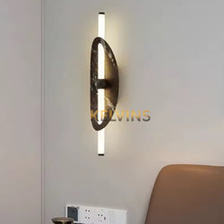 Applique murale JAKSON effet marbre GRIS