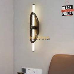 Applique murale JAKSON effet marbre GRIS