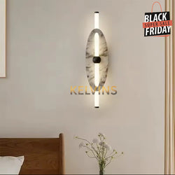 Applique murale JAKSON EFFET MARBRE WHITE