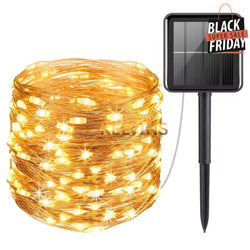GUIRLANDE SOLAIRE Extérieure – 20m JAUNE