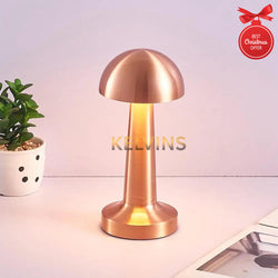 Lampe De Table Mushroom Gold Rechargeable