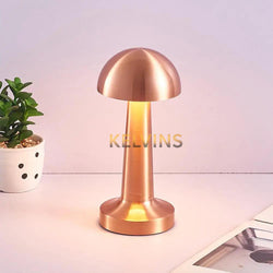 Lampe De Table Mushroom Gold Rechargeable