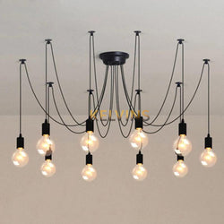 Lustre Spider Vintage 10 Cordons