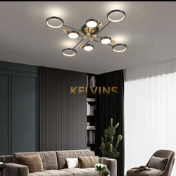 Plafonnier RAMON BK 8 LED