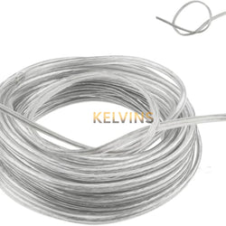 Rouleau fil électrique 100m transparent
