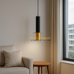 Suspension ECLIPSE MARBRE BK + GD