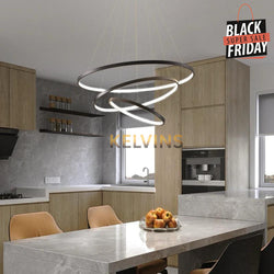 Suspension OCTAVIA BLACK 80cm